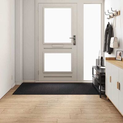 vidaXL Tapijt Loper Antraciet 100 x 200 cm 100% Polypropyleen vidaXL Tapijt Loper Antraciet 100 x 200 cm 100% Polypropyleen