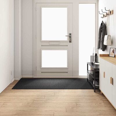 vidaXL Tapijt Loper Donkergrijs 100 x 200 cm 100% Polypropyleen vidaXL Tapijt Loper Donkergrijs 100 x 200 cm 100% Polypropyleen