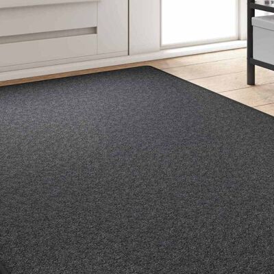 vidaXL Tapijt Loper Donkergrijs 100 x 250 cm 100% Polypropyleen vidaXL Tapijt Loper Donkergrijs 100 x 250 cm 100% Polypropyleen