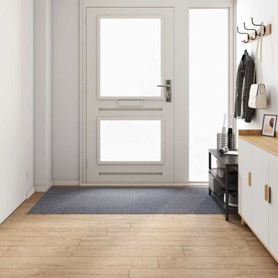 vidaXL Tapijt Loper Lichtgrijs 100 x 200 cm Stof vidaXL Tapijt Loper Lichtgrijs 100 x 200 cm Stof