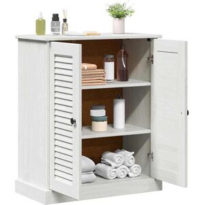 vidaXL Badkamerkast met plank VIGO Wit en Antiek Wit 68 x 34 x 80 cm vidaXL Badkamerkast met plank VIGO Wit en Antiek Wit 68 x 34 x 80 cm