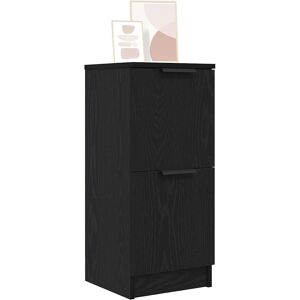 vidaXL Zwart eiken dressoir - Opbergruimte & Decoratie vidaXL Zwart eiken dressoir - Opbergruimte & Decoratie