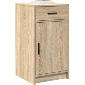 vidaXL Sonoma Eiken Spaanplaat Buffet - Eethoekmeubel vidaXL Sonoma Eiken Spaanplaat Buffet - Eethoekmeubel