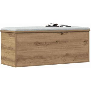 VidaXL Opbergkist - Massief Eikenhout - 90x35x35 cm - Veelzijdig gebruik VidaXL Opbergkist - Massief Eikenhout - 90x35x35 cm - Veelzijdig gebruik