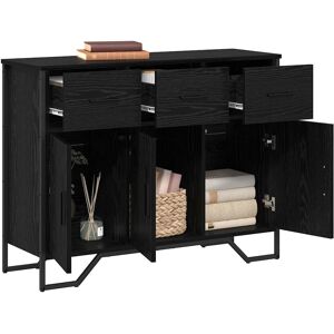 vidaXL Zwart rechthoekig dressoir - Eetkamer opbergmeubel vidaXL Zwart rechthoekig dressoir - Eetkamer opbergmeubel