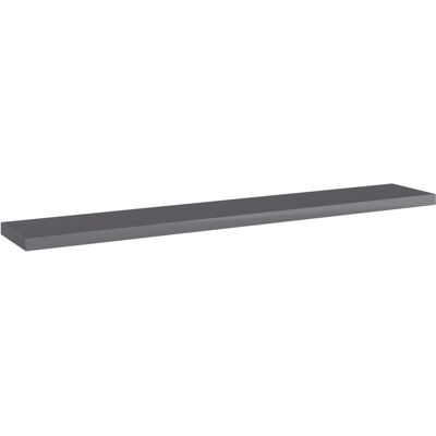 vidaXL Wandschappen 4 st 60x10x1,5 cm spaanplaat hoogglans grijs vidaXL Wandschappen 4 st 60x10x1,5 cm spaanplaat hoogglans grijs