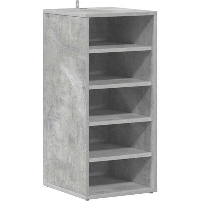 vidaXL 2x Schoenenkasten Beton Grijs - Schoenopslag Organizer vidaXL 2x Schoenenkasten Beton Grijs - Schoenopslag Organizer