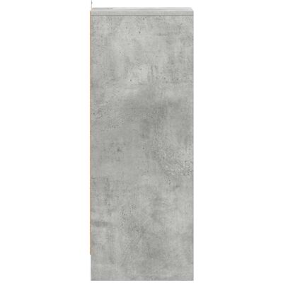 vidaXL Grijze wandgemonteerde schoenenkast - Schoenenrek plank vidaXL Grijze wandgemonteerde schoenenkast - Schoenenrek plank