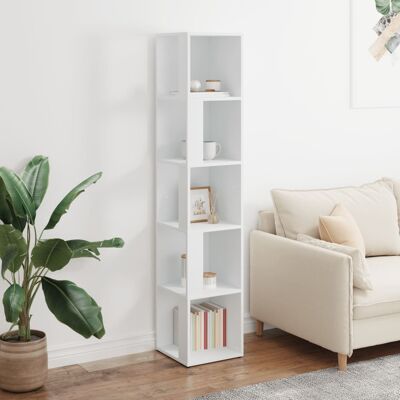 vidaXL Hoekkast Wit Spaanplaat - Corner Cabinet vidaXL Hoekkast Wit Spaanplaat - Corner Cabinet