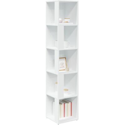 vidaXL Hoekkast Wit Spaanplaat - Corner Cabinet vidaXL Hoekkast Wit Spaanplaat - Corner Cabinet