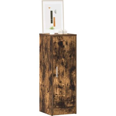 vidaXL Rookeik schoenenkast - Houten opbergshelf - Schoentype vidaXL Rookeik schoenenkast - Houten opbergshelf - Schoentype