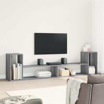 vidaXL Grijze Sonoma 100x30x50 cm TV Kast - Opbergruimte & Stijl vidaXL Grijze Sonoma 100x30x50 cm TV Kast - Opbergruimte & Stijl