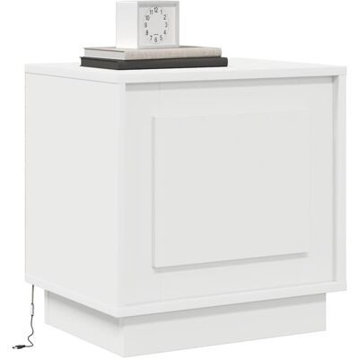 Witte Houten Nachtkastje - Nachtkastje Witte Houten Nachtkastje - Nachtkastje