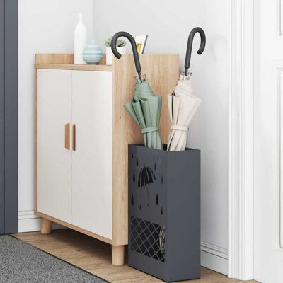 vidaXL Regen paraplu standaard Antraciet 28 x 12 x 41 cm Staal vidaXL Regen paraplu standaard Antraciet 28 x 12 x 41 cm Staal