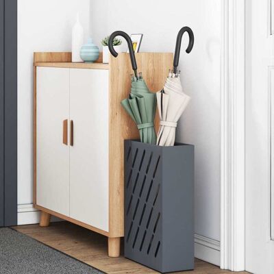 vidaXL Regen paraplu standaard Antraciet 28 x 12 x 41 cm Staal vidaXL Regen paraplu standaard Antraciet 28 x 12 x 41 cm Staal
