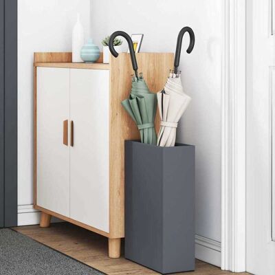 vidaXL Regen paraplu standaard Antraciet 28 x 12 x 41 cm Staal vidaXL Regen paraplu standaard Antraciet 28 x 12 x 41 cm Staal