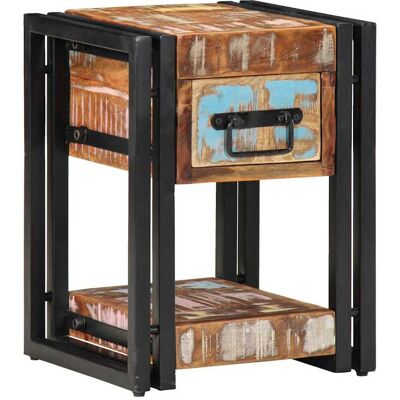 vidaXL Nachtkastje Multi-hout 40x40x40cm - Nachtkastje vidaXL Nachtkastje Multi-hout 40x40x40cm - Nachtkastje