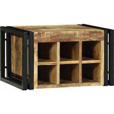 vidaXL Wijnrek 2 pcs 46 x 35 x 27,5 cm Massief Mango Hout vidaXL Wijnrek 2 pcs 46 x 35 x 27,5 cm Massief Mango Hout