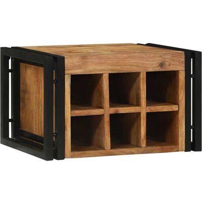 vidaXL Wijnrek 2 pcs 46 x 35 x 27,5 cm Massief Acaciahout vidaXL Wijnrek 2 pcs 46 x 35 x 27,5 cm Massief Acaciahout