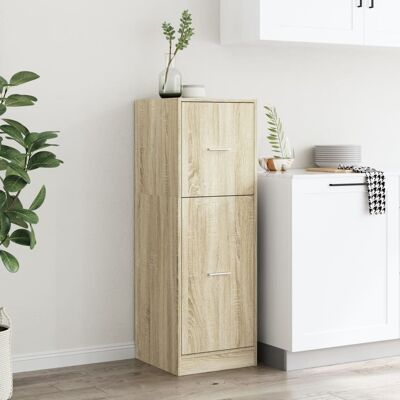 vidaXL Opbergkast Eikenhout Sonoma - 40x41x118 cm - Spaanplaat vidaXL Opbergkast Eikenhout Sonoma - 40x41x118 cm - Spaanplaat