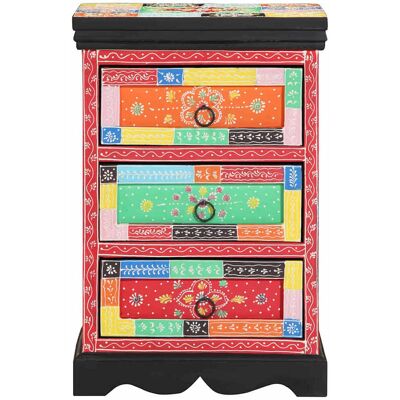 Vidaxl Massief Mangohouten Multicolor Opbergkast - Armario con Cajones Vidaxl Massief Mangohouten Multicolor Opbergkast - Armario con Cajones