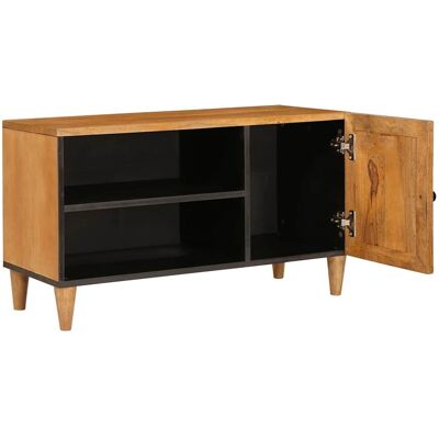 vidaXL TV Eenheden met plank Licht Bruin 80 x 33 x 46 cm Bewerkt hout vidaXL TV Eenheden met plank Licht Bruin 80 x 33 x 46 cm Bewerkt hout