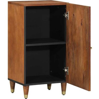 vidaXL Dressoir met plank Bruin 40 x 33 x 75 cm Massief Mango Hout vidaXL Dressoir met plank Bruin 40 x 33 x 75 cm Massief Mango Hout