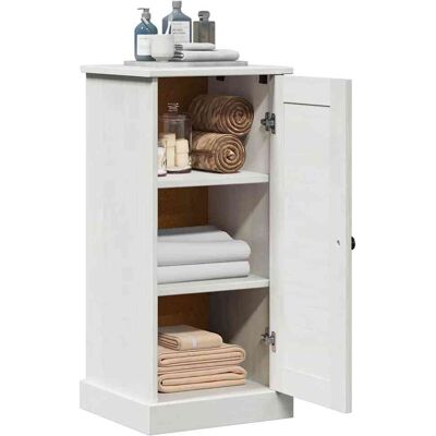 vidaXL Badkamerkast met plank VIGO Wit en Antiek Wit 37,5 x 34 x 80 cm vidaXL Badkamerkast met plank VIGO Wit en Antiek Wit 37,5 x 34 x 80 cm