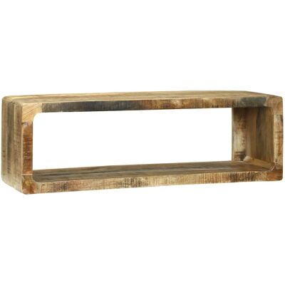vidaXL Tv-meubelset met plank met opslag 3 pcs Bruin Massief mangohout vidaXL Tv-meubelset met plank met opslag 3 pcs Bruin Massief mangohout
