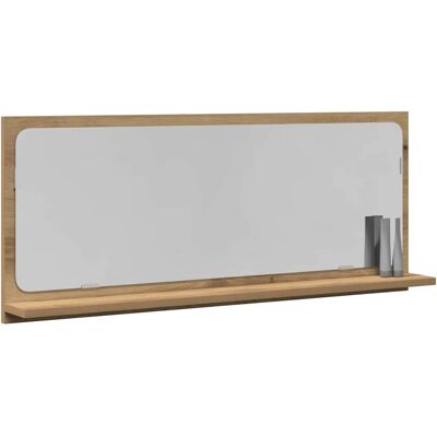 vidaXL Badkamer Spiegel Artisan Eiche 90 x 10.5 x 37 cm Spiegel Bruin vidaXL Badkamer Spiegel Artisan Eiche 90 x 10.5 x 37 cm Spiegel Bruin