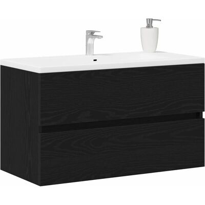 VIDAXL Wandgemonteerde houten badkamerwasbak - Duurzaam meerlaagshout - 80x38,5x45 cm VIDAXL Wandgemonteerde houten badkamerwasbak - Duurzaam meerlaagshout - 80x38,5x45 cm