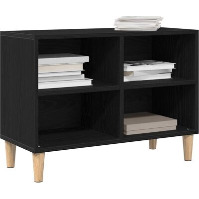 vidaXL Zwart-Eiken TV-Meubel - TV-stand vidaXL Zwart-Eiken TV-Meubel - TV-stand