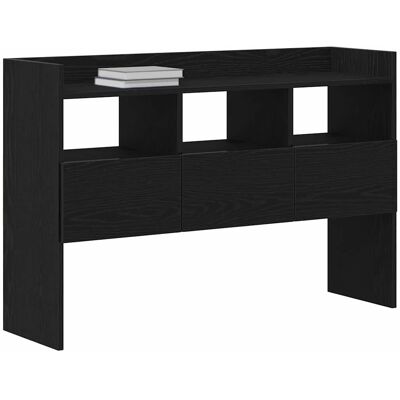 vidaXL Zwart Eiken Dressoir - Modern Opbergmeubel vidaXL Zwart Eiken Dressoir - Modern Opbergmeubel