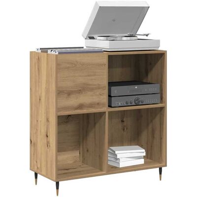 vidaXL Massief Eiken Hifi-Meubel - Handgemaakt Opbergmeubel vidaXL Massief Eiken Hifi-Meubel - Handgemaakt Opbergmeubel