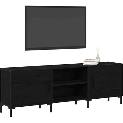 vidaXL Zwart Eiken TV-Kast - Moderne Opbergoplossing vidaXL Zwart Eiken TV-Kast - Moderne Opbergoplossing