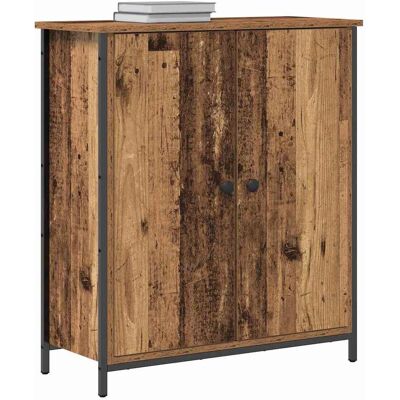 vidaXL Dressoir van gerecycled hout en metaal in rustiek bruin - Dressoir vidaXL Dressoir van gerecycled hout en metaal in rustiek bruin - Dressoir