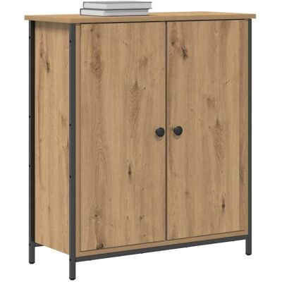 vidaXL Sideboard Artisan Eiche - Verstelbare planken - Modern opbergmeubel vidaXL Sideboard Artisan Eiche - Verstelbare planken - Modern opbergmeubel
