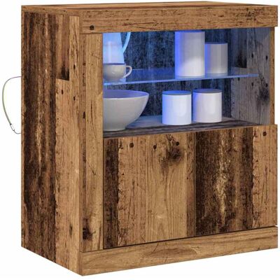 vidaXL - Rustic Wood Buffet - Bruin - Rechthoekig - Buffet vidaXL - Rustic Wood Buffet - Bruin - Rechthoekig - Buffet