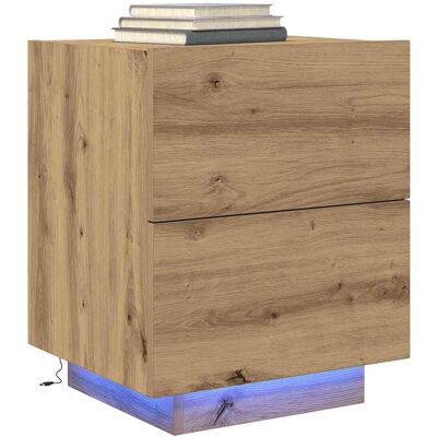 vidaXL Nachtkastje Artisan Eiche - Moderne Opbergruimte vidaXL Nachtkastje Artisan Eiche - Moderne Opbergruimte