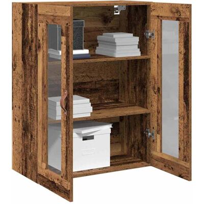 VidaXL Wandgemonteerde Kast Oud Hout - Wall-Mounted Cabinet VidaXL Wandgemonteerde Kast Oud Hout - Wall-Mounted Cabinet