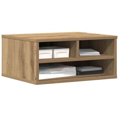 vidaXL Printer Standaard - Roble Ahumado - Compacte Bureaublad vidaXL Printer Standaard - Roble Ahumado - Compacte Bureaublad