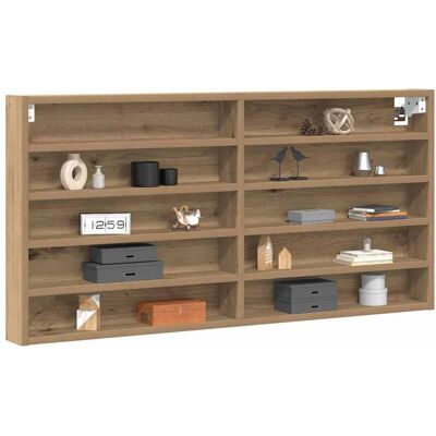 Vidaxl Rustiek eiken wandkast - Wandkast voor aan de muur Vidaxl Rustiek eiken wandkast - Wandkast voor aan de muur