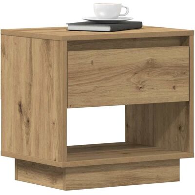 Vidaxl Houten Nachtkastje 2 stuks Bruin - Nachtkastje Vidaxl Houten Nachtkastje 2 stuks Bruin - Nachtkastje