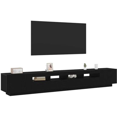 vidaXL set van 3 zwarte eiken tv-kasten vidaXL set van 3 zwarte eiken tv-kasten
