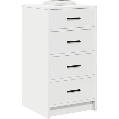 vidaXL Witte Rechthoekige Moderne Buffet - Buffet vidaXL Witte Rechthoekige Moderne Buffet - Buffet