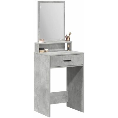 vidaXL Grijs MDF 50x41x140cm Rechthoekige Kaptafel vidaXL Grijs MDF 50x41x140cm Rechthoekige Kaptafel