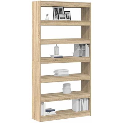 Vidaxl Sonoma Oak Boekenkast - Modern en Elegant Bruin Vidaxl Sonoma Oak Boekenkast - Modern en Elegant Bruin