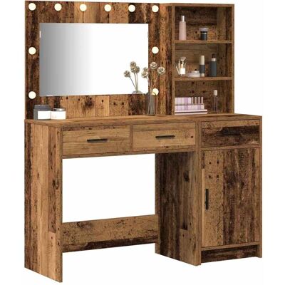vidaXL Set aus 2 Altholz Holz Standard Stauraum Kosmetikset Brown - Make-up set vidaXL Set aus 2 Altholz Holz Standard Stauraum Kosmetikset Brown - Make-up set