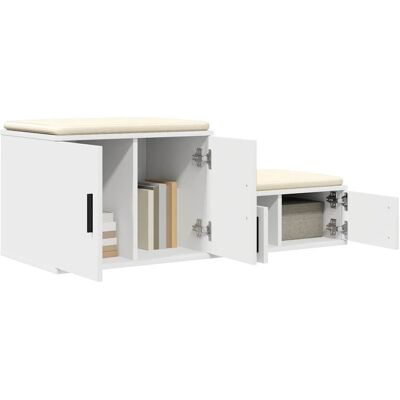 Vidaxl Wit Opbergkast 108x41x40 cm MDF Vidaxl Wit Opbergkast 108x41x40 cm MDF