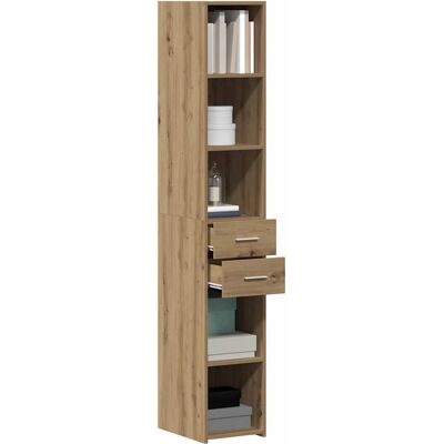 vidaXL Buffet Kast - Massief Eikenhout - Modern Interieur vidaXL Buffet Kast - Massief Eikenhout - Modern Interieur